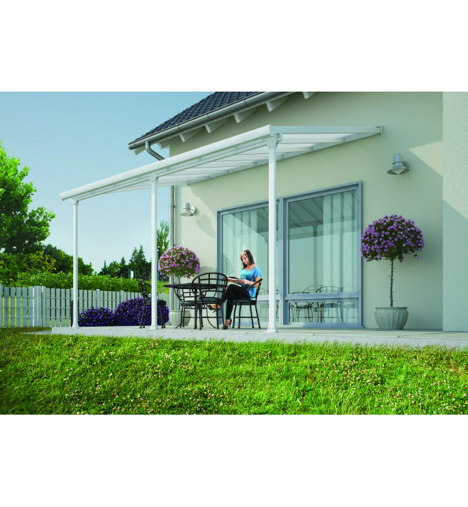 Palram Sierra 5400 bílá 3 x 5,46, hliníková (montovaná) pergola