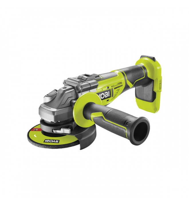 Ryobi R18AG7-0, aku 18 V bezuhlíková úhlová bruska 125 mm ONE+