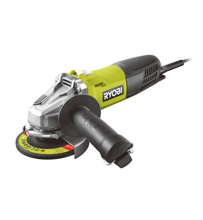 Ryobi RAG800-125S, úhlová bruska 125 mm