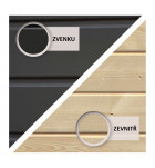 dřevěný domek KARIBU STOCKACH 3 (82979) tm. šedý