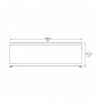 Palram Skylight Utility Shelf, praktická závěsná police pro domky série Yukon 11