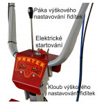 Bubnová sekačka Panter DAKR FD-3 500 cm3 + RZS 121 s dvojmontáží