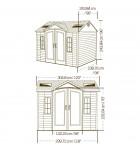 plastový domek LIFETIME 60005 SKY LG103