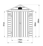 plastový domek LANITPLAST LONGFORD 66 LG4016