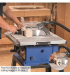 Scheppach HS 105, elektrická stolová pila