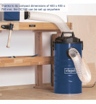 Scheppach dc 100, Odsavač pilin