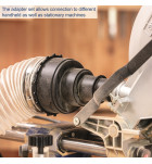 Scheppach dc 100, Odsavač pilin