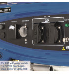 Scheppach SG 3200, Rámová elektrocentrála 2800 W s regulací AVR