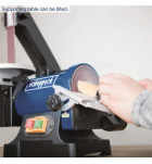 Scheppach BTS 700, pásová a kotoučová bruska