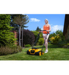 Riwall PRO RAV 3820i, aku travní provzdušňovač 2x20 V (bez baterie a nabíječky)