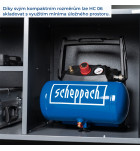 Scheppach HC 06, bezolejový kompresor 6l