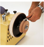 Scheppach Kožený honovací kotouč 100 mm, pro systémy TiGer