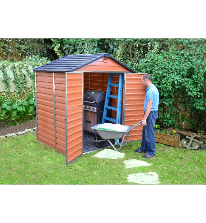 Palram Skylight 6x5 hnědý, zahradní domek